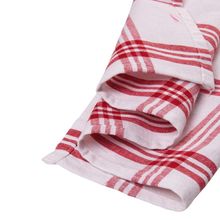 2 Panos de Prato Lyor Verona 60cm x 40cm Vermelho Algodão