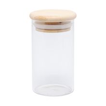 Porta Mantimento Wolff de Vidro com Tampa de Bambu 1L