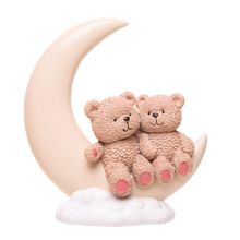 Figura Decorativa Dois Ursinho nas Nuvens Teddy Charm