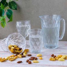 Jarra Lyor Diamond de Vidro Incolor 1L