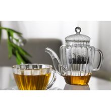 Chaleira Lyor Classic de Vidro Borossilicato Incolor 600ml