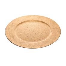 Sousplat Wolff de Plástico Granilite Dourado 33cm