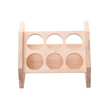 6 Potes Wolff em Borossilicato com Tampa de Rosca 120ml