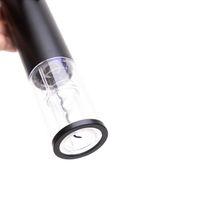 5 Peças para Vinho Wolff de Plástico Preto