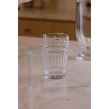 6 Copos Wolff Mauve com Fio de Ouro 350ml Cristal Ecológico