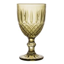 Taça para Água Greek 320ml Verde Vidro Wolff