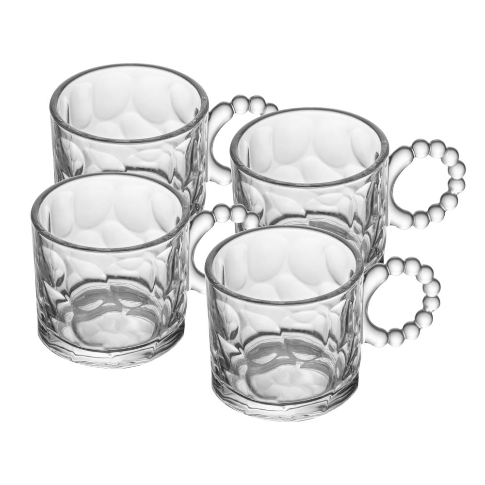 Encontraproduto.com.br - 4 Xícaras Balls 100ml Cristal Wolff