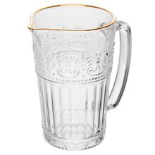 Jarra Wolff Mauve com Fio de Ouro 750ml Cristal