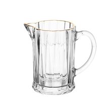 Leiteira Lyor Radial de Cristal com Fio de Ouro 290ml