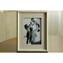 Porta-Retrato Lyor Rope de Poliestireno Bege 15cm x 20cm