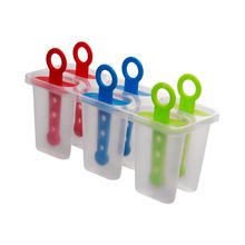 Forma Lyor de Plástico para Picolé com 6 Cavidades