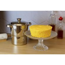 Cuscuzeira Indução Lyor de Aço Inox 16cm x 20cm