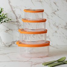 4 Potes para Armazenamento Tigre Plástico Lyor