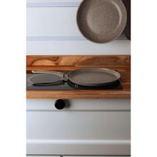 Tapioqueira de Indução em Alumínio 22cm Taupe com Revestimen