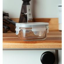 Pote Hermético com Tampa Retangular Lyor 120ml Vidro