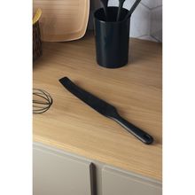 Espátula para Liquidificador 32cm x 4,5cm Preto Silicone
