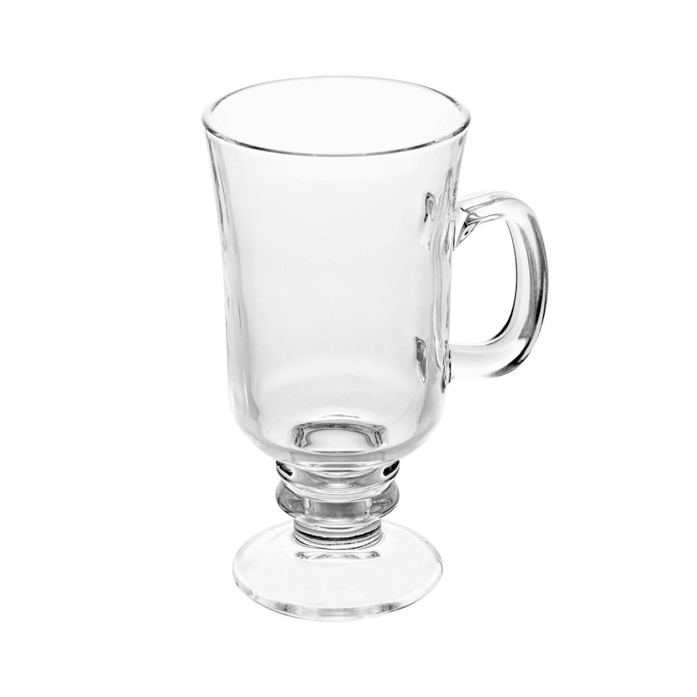 Caneca Irish Coffe com Alça e Pé 250ml Vidro
