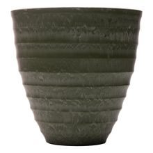 Cachepot Lyor Névoa 15cm x 15cm x 15cm Verde Plástico