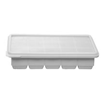 Forma para Gelo 10 Cubos 19,5cm x 12,5cm x 4,5cm Cinza Silic