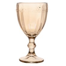 Taça para Água Imperial 320ml Âmbar Metalizado Cristal