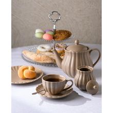 4 Colheres de Chá Wolff Heart Prata de Aço Inox