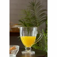 Jarra Wolff Greek de Vidro com Fio Dourado 1L