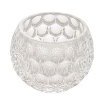 Porta Velas Lyor Bolhas de Cristal 11cm x 9cm