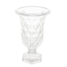 Vaso Lyor Diamond de Vidro Incolor 15cm x 22,5cm