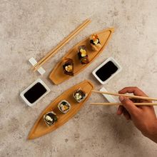8 Peças para Sushi Lyor Nagasaki de Bambu