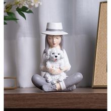 Figura Decorativa wOLFF Doce Abraço 10,5cm x 8cm x 14,5cm