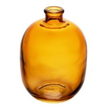 Vaso Wolff Horizon 14cm x 10cm Amarelo Vidro