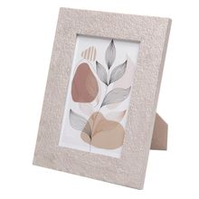 Porta-Retrato Wolff Grezzo 10cm x 15cm Bege Mdf