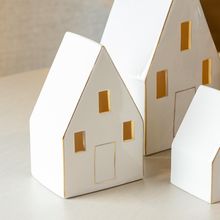 Casa Wolff Refugio de Luz 9cm x 6,5cm x 13,5cm Cerâmica