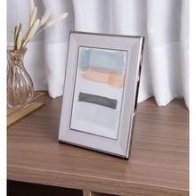 Porta-Retrato 13cm x 18cm Prata Aço Inox Wolff