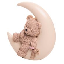 Figura Decorativa Ursinho na Lua Teddy Charm