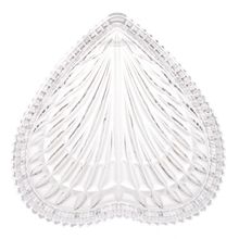 Petisqueira Lyor Heart de Cristal Incolor 18,7cm x 3,3cm