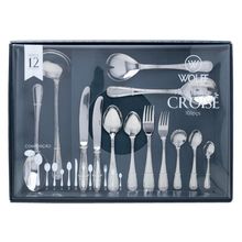 Faqueiro 101 Peças Wolff Croisé de Aço com Caixa Litografada