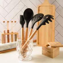 Porta Talher Lyor Prima de Cristal Incolor 10,5cm x 13cm