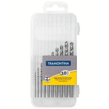 Jogo de Brocas para Aço HSS Tramontina em Milímetros – 10 Peças