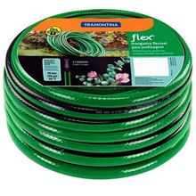 Mangueira Flex para Jardim Tramontina PVC 4 Camadas com 20 Metros – Verde/Preta