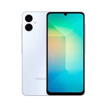 Smartphone Samsung Galaxy A06 Branco 4G 128GB 4GB RAM Tela 6,7" Processador Octa-Core, Câmera Traseira de 50MP e Selfie de 8MP