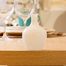 Vaso Dália 11cm x 7,5cm Branco Vidro Lyor