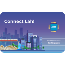 eSIM Airalo - Connect Lah! - Cingapura - Dados