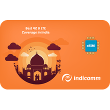 eSIM Airalo - Indicomm - Índia - Dados Ilimitado