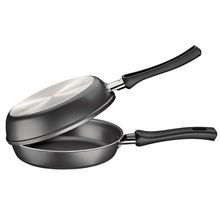 Omeleteira Tramontina Loreto em Alumínio com Revestimento Antiaderente Grafite - 20 cm