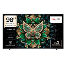 Smart TV 4K TCL QD-Mini LED 98” Polegadas com HDMI 2.1, Dolby Vision IQ, Subwoofer, 144Hz VRR e Wi-Fi - 98C6K