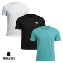 Kit 3 Camisetas Diadora Small Logo Masculina