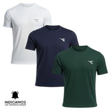 Kit 3 Camisetas Diadora Small Logo Masculina