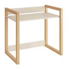 Mesa Escrivaninha Infantil Zoe Areia Fosco - Moveisaqui