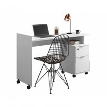 Escrivaninha Alessa M1 Branco - Lukaliam Móveis